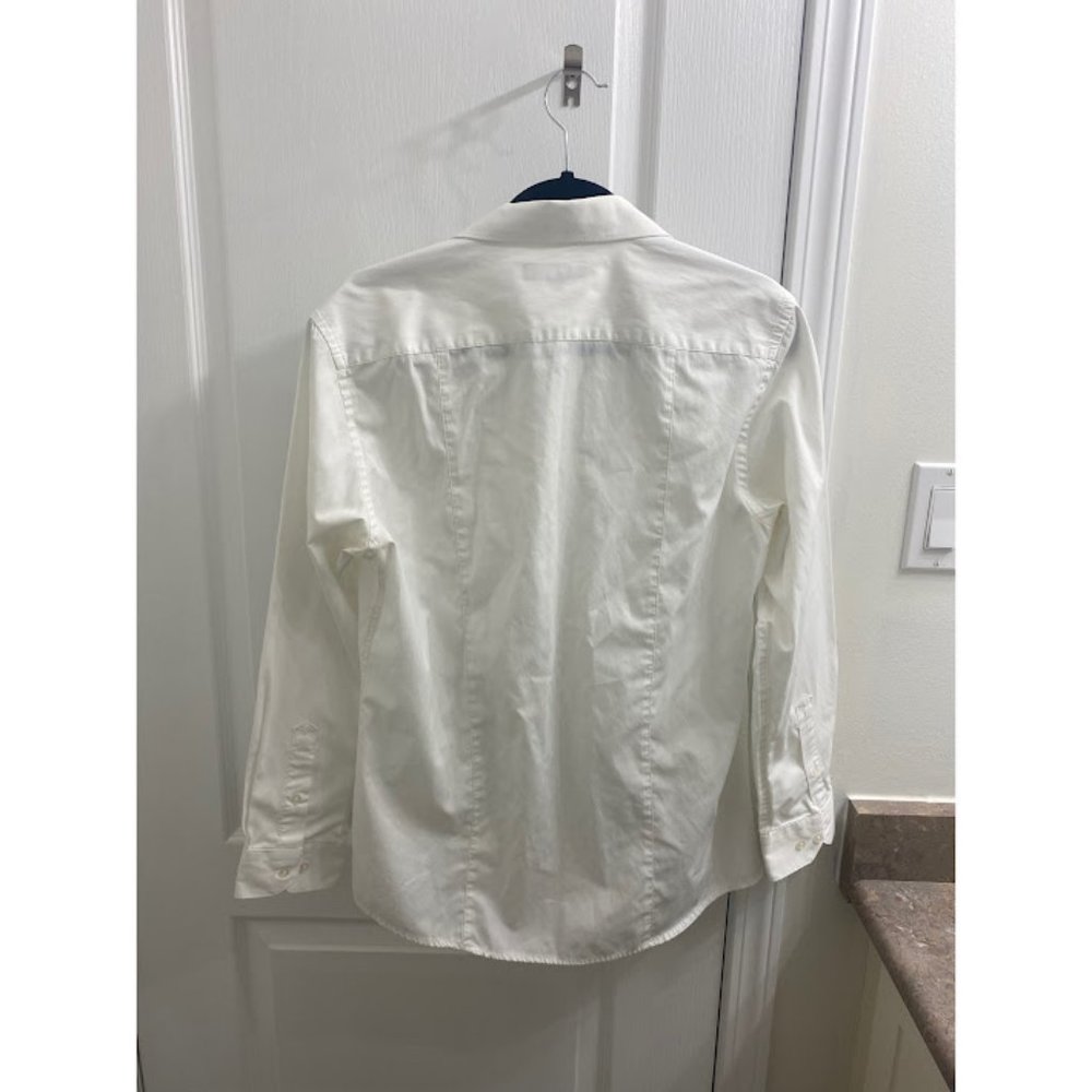 Men's Protocol White Button-Down Shirt - Picture 2 of 4
